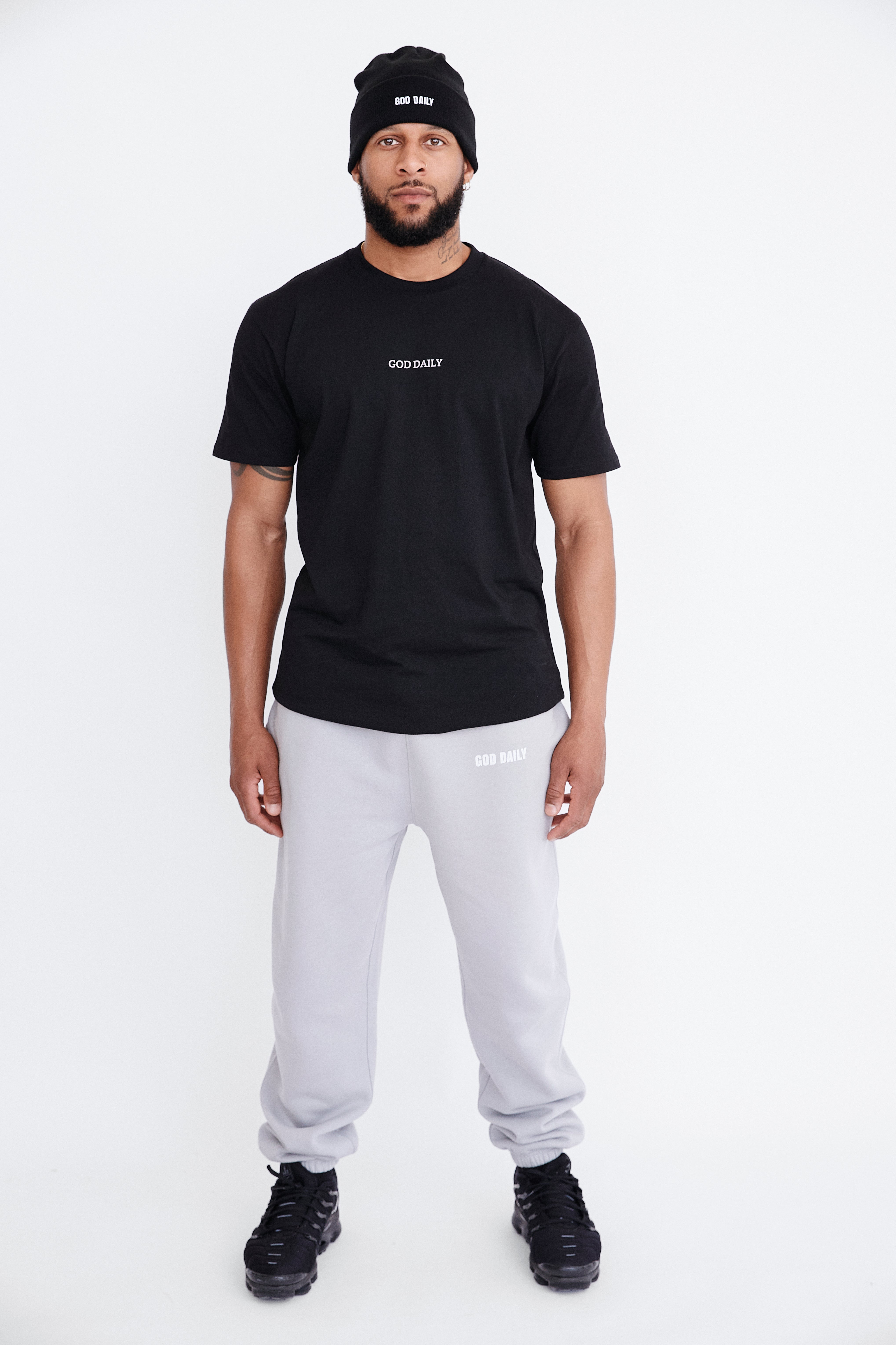 Here To Serve T-Shirt - Black