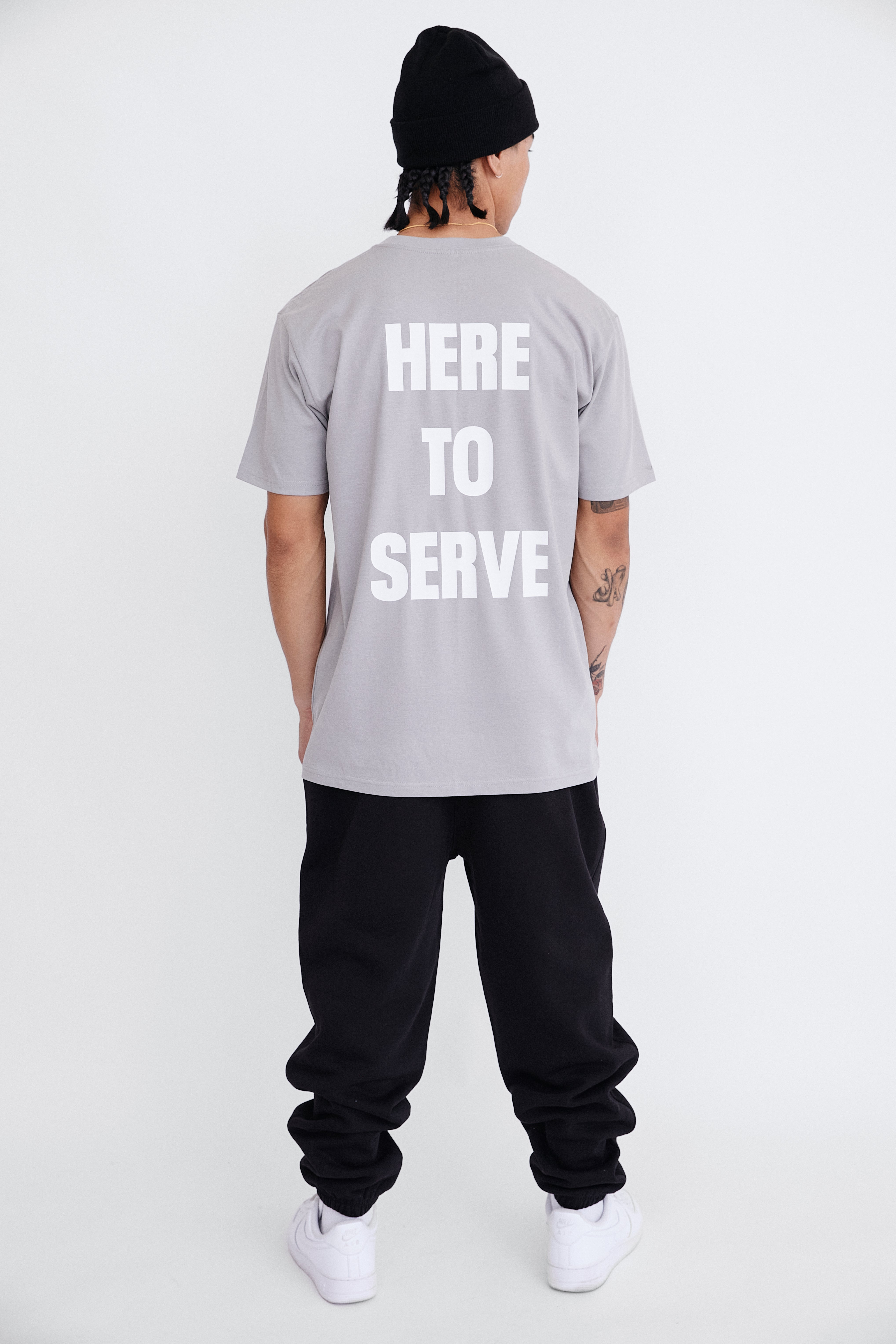 Here To Serve T-Shirt - Storm