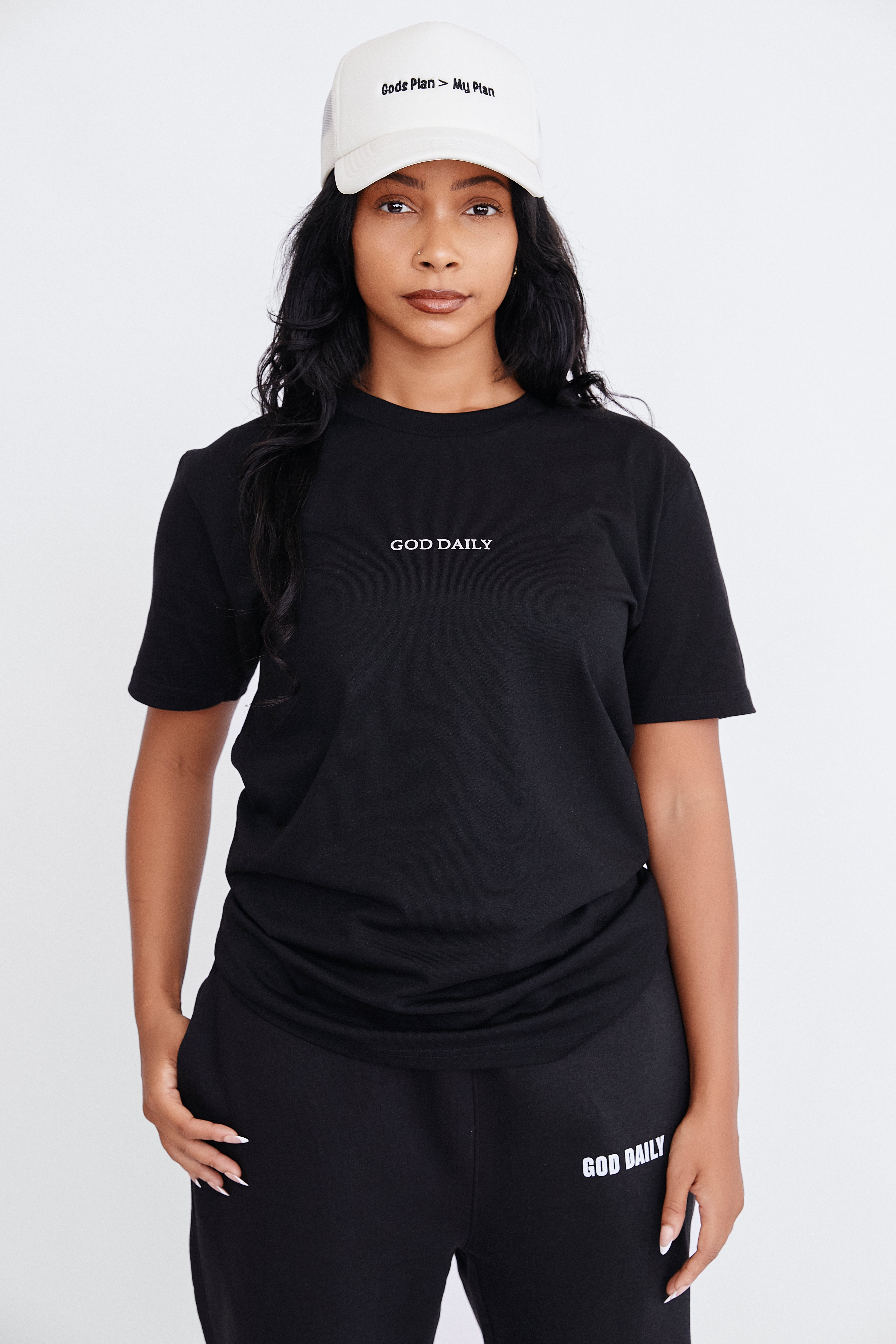 Here To Serve T-Shirt - Black