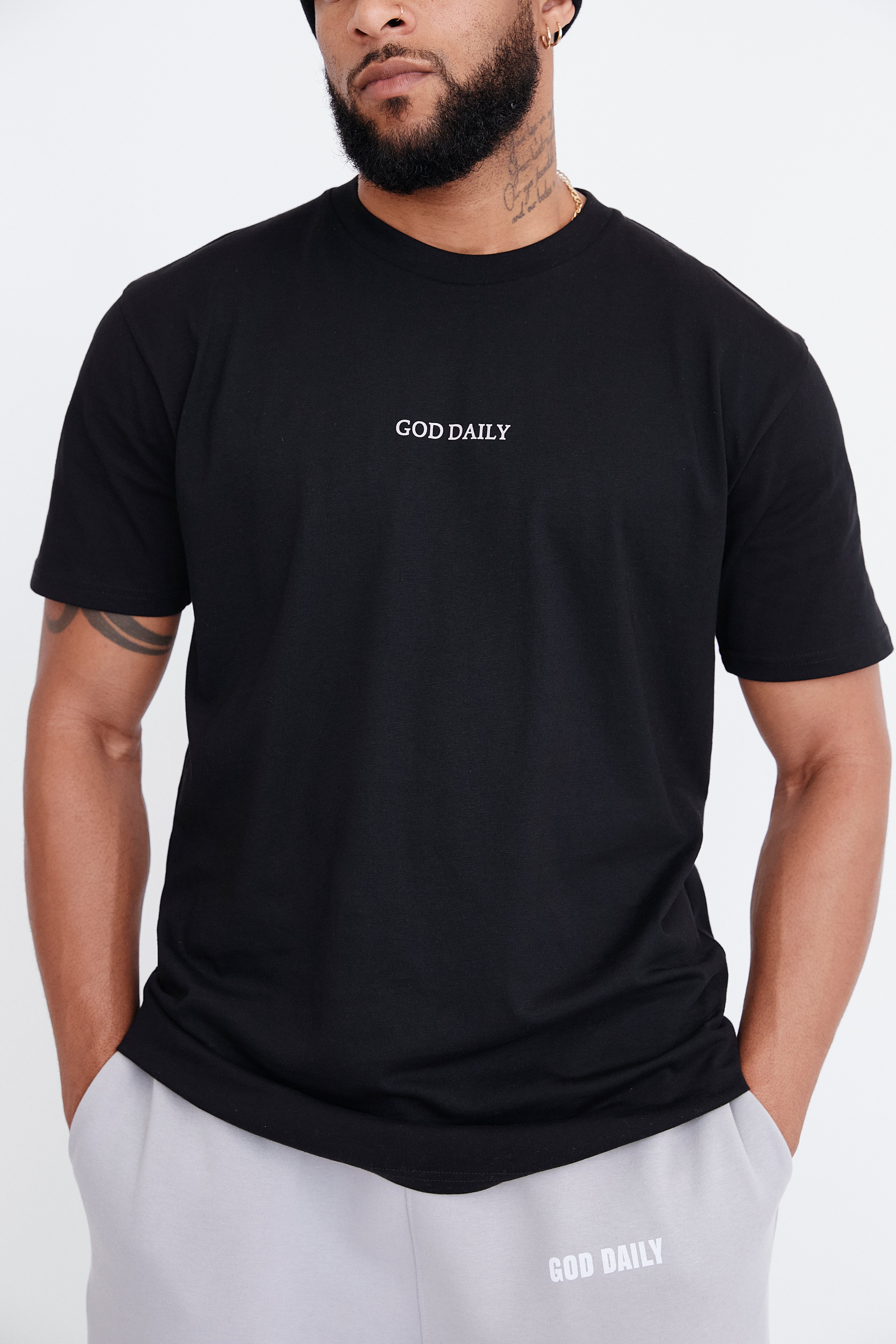 Here To Serve T-Shirt - Black