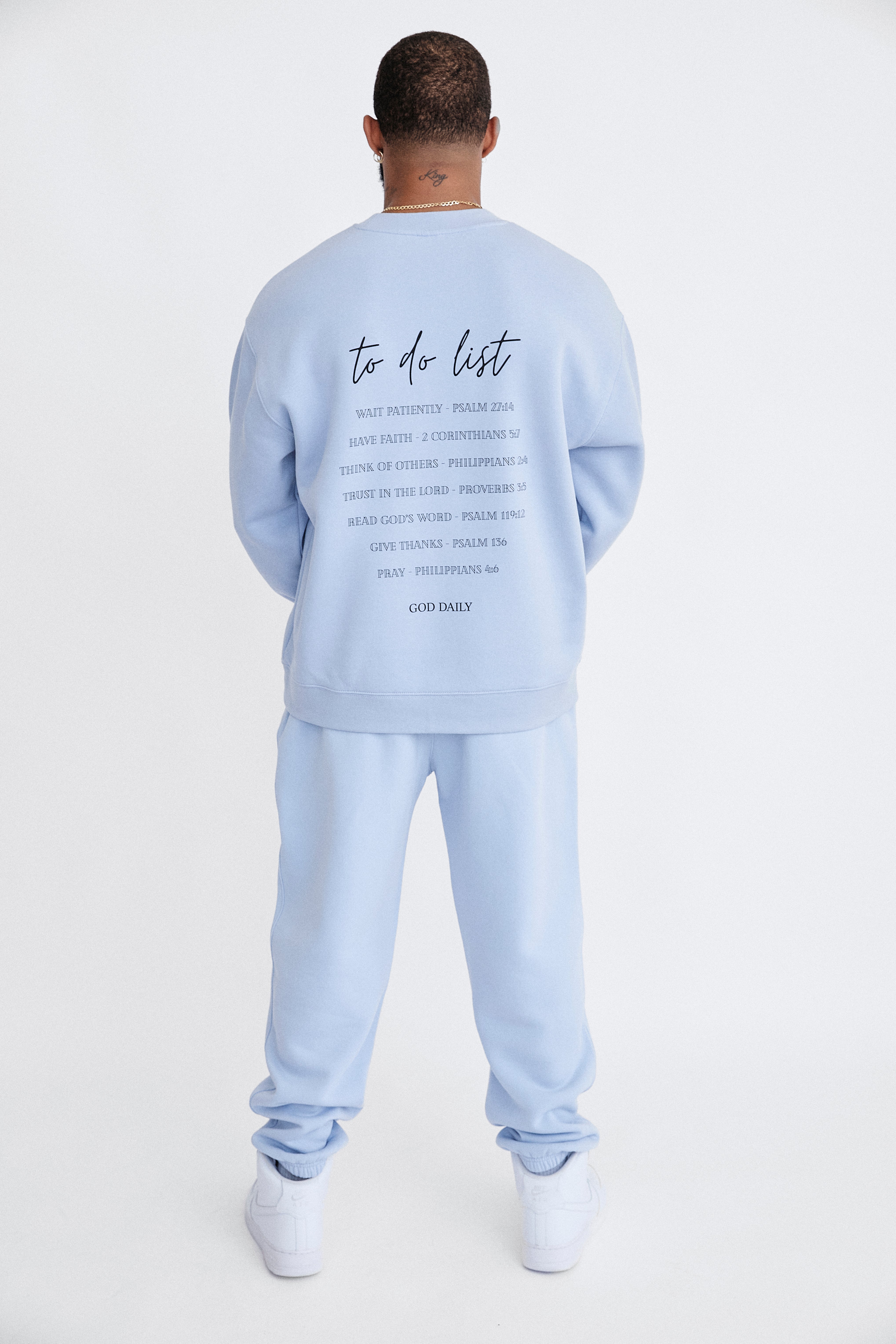 Dear God, Thank You - Powder [Men Top]